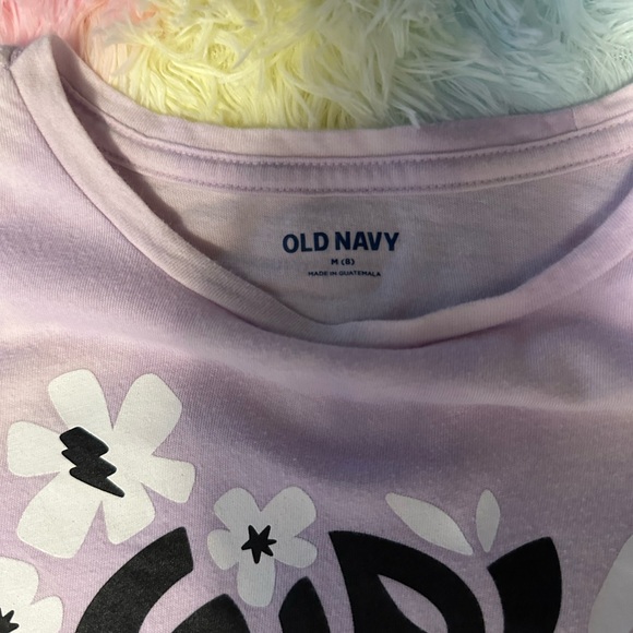 Old Navy Lavender Girl Power Tee - Picture 2 of 3